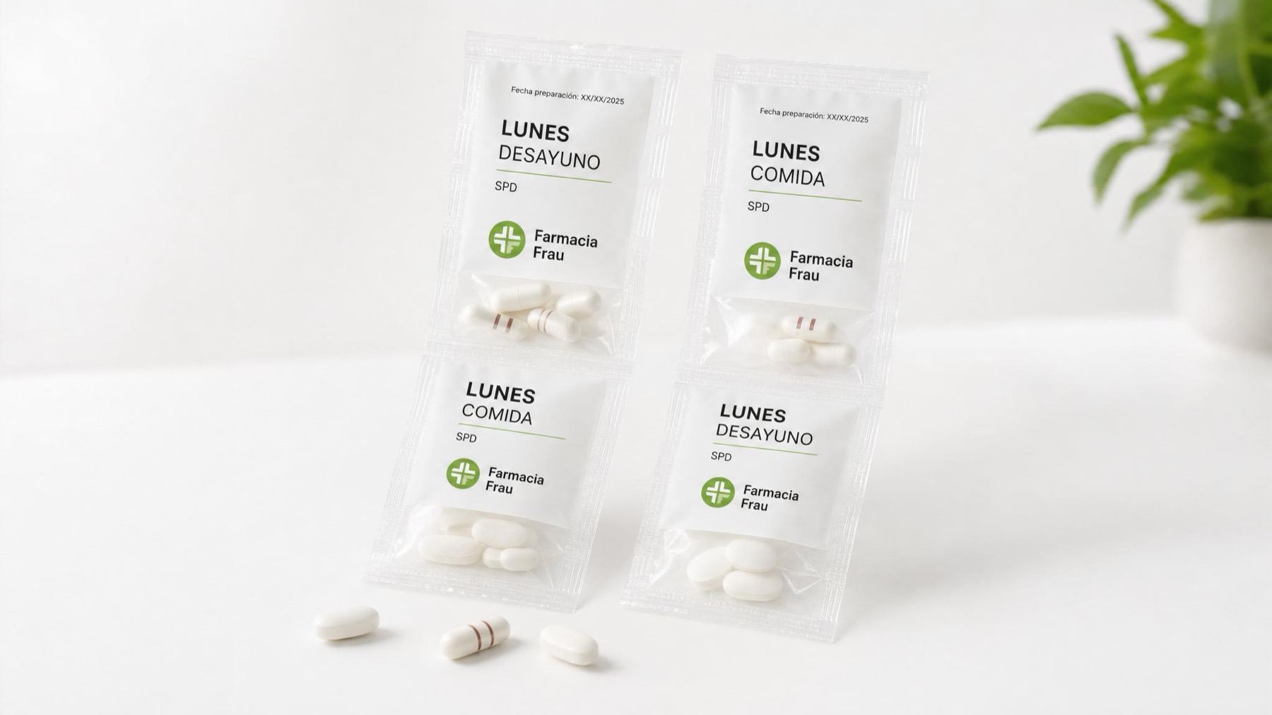 Bolsitas de SPD de Farmacia Frau